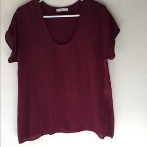 Lush maroon top